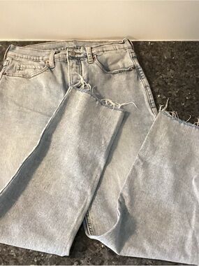 Old Navy Light Blue Denim Jeans with Contrast Stitching